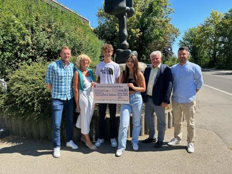 Spendenübergabe an die Nachsorgeklinik Tannheim Spendenübergabe an die Nachsorgeklinik Tannheim